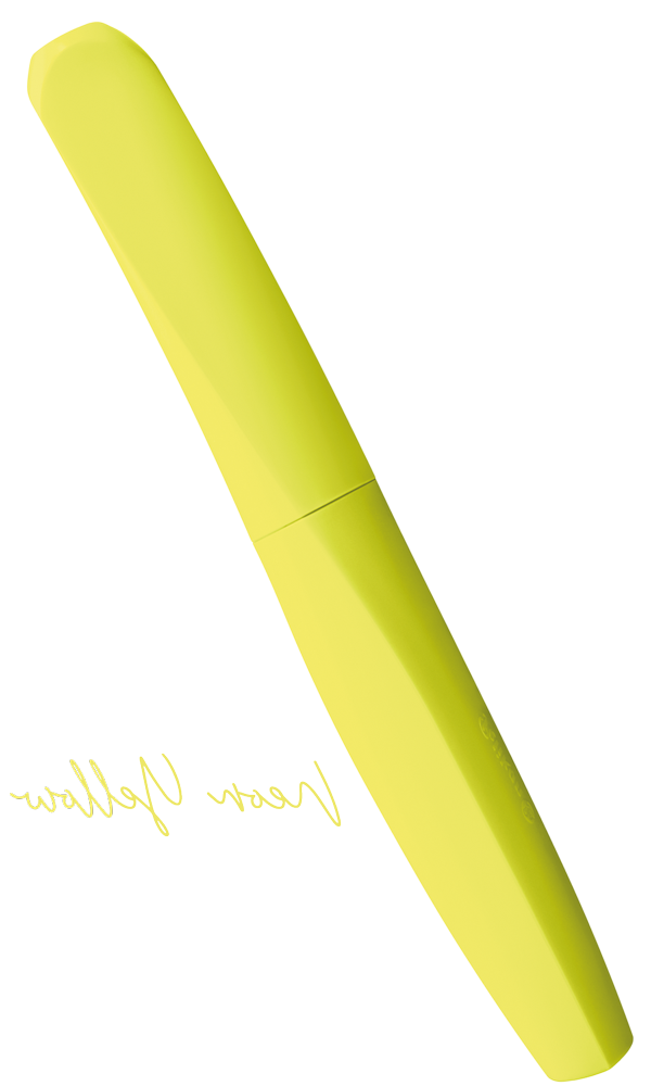 neon plumas twist yellow